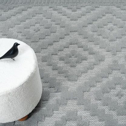 Calm 414 Cloud Geometric Rug