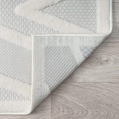 Calm 418 Frost Geometric Rug