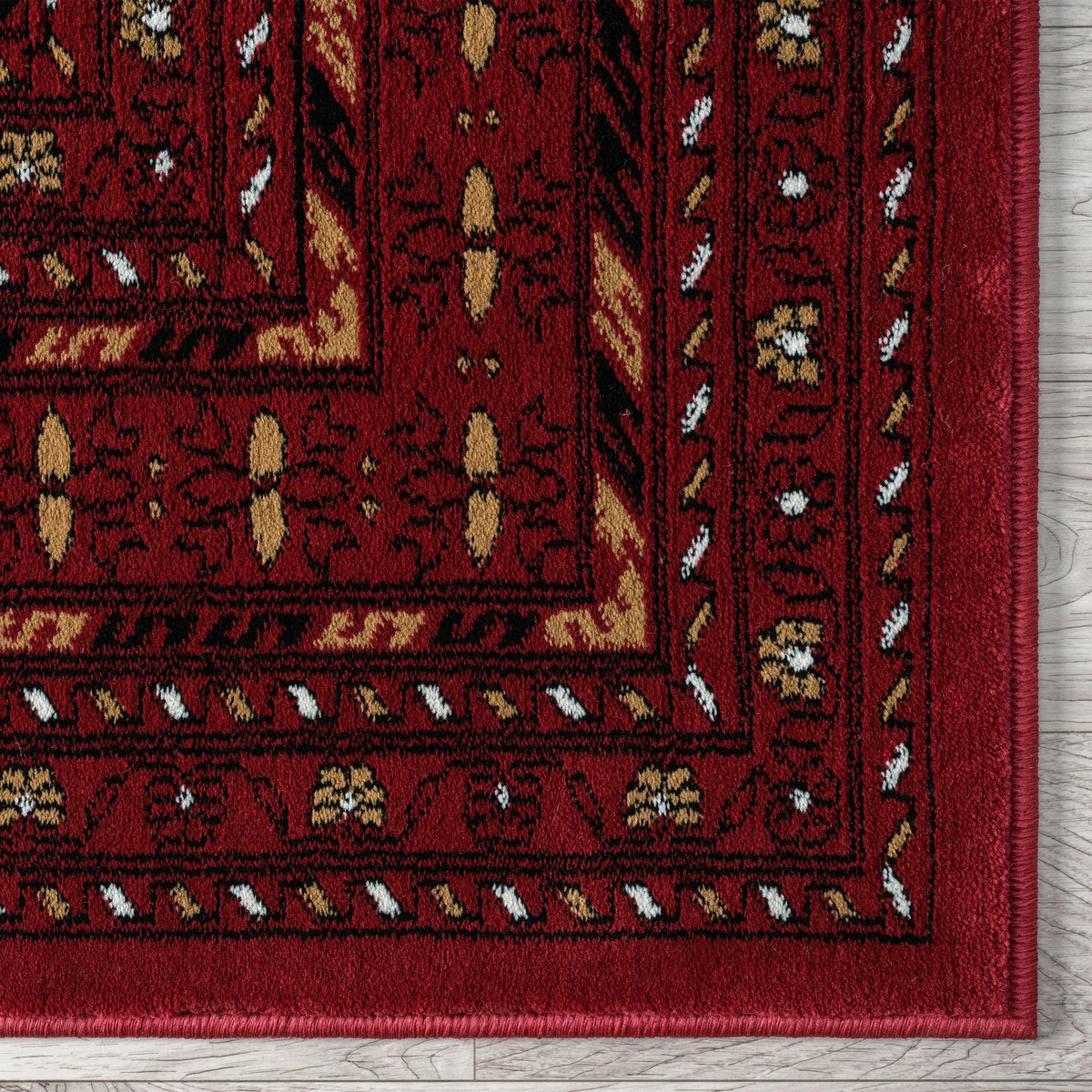 Royal 521 Red Traditional, Classic Hallway Runner