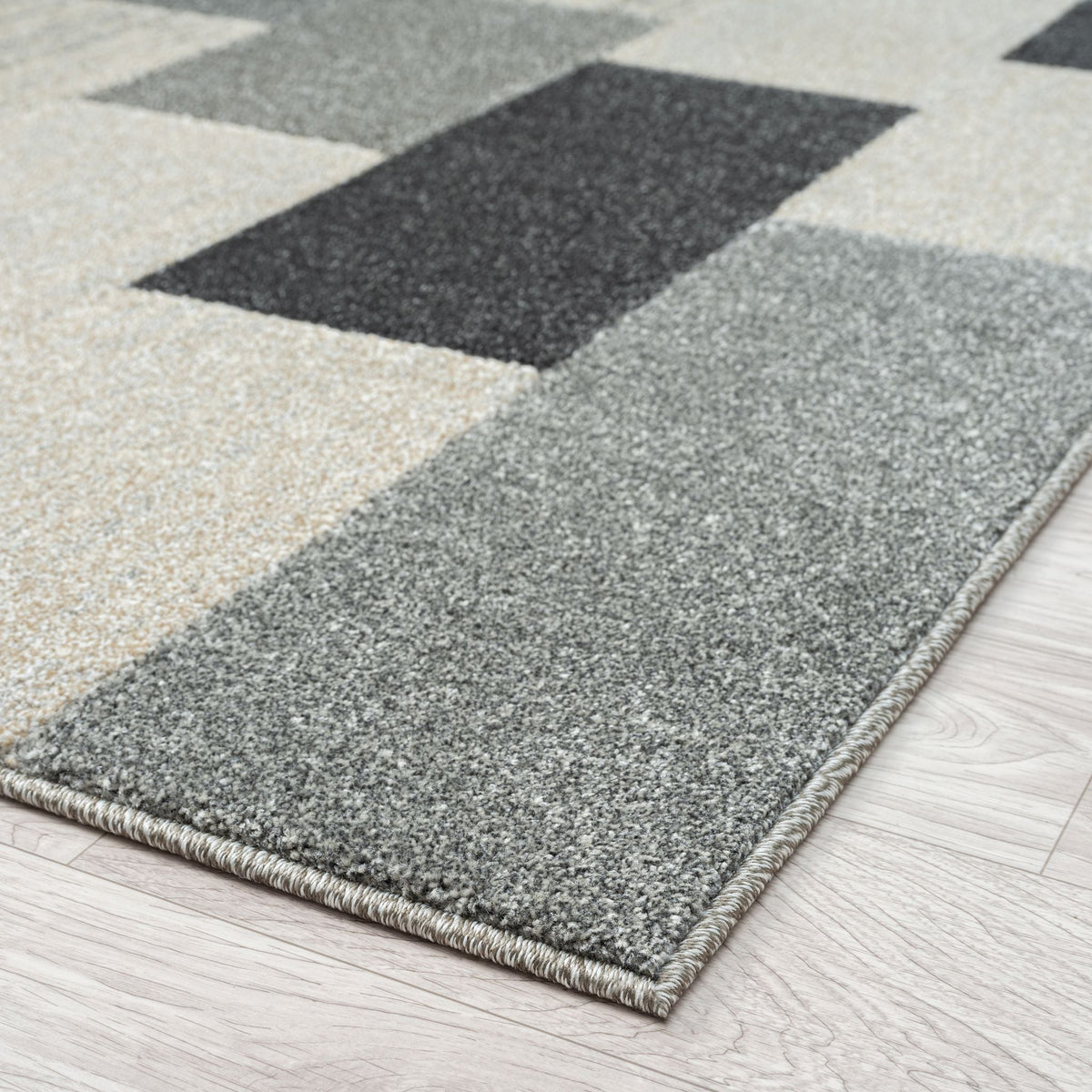 Astor 484 Slate Abstract Hallway Runner