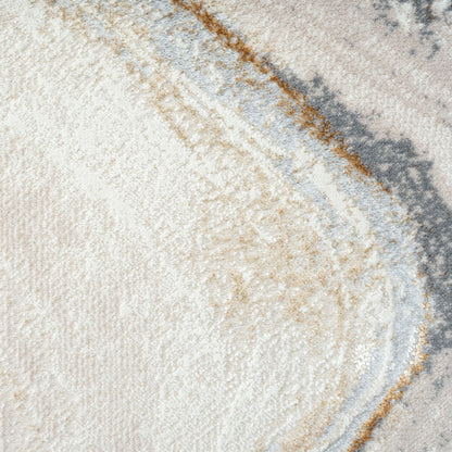Amber 184 Sand Abstract, Geometric Rug
