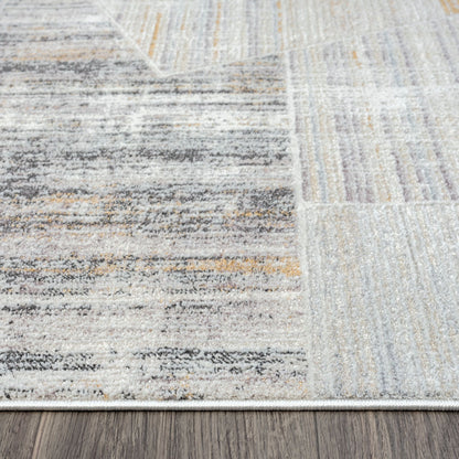 Easton 468 Slate Abstract, Transitional Rug