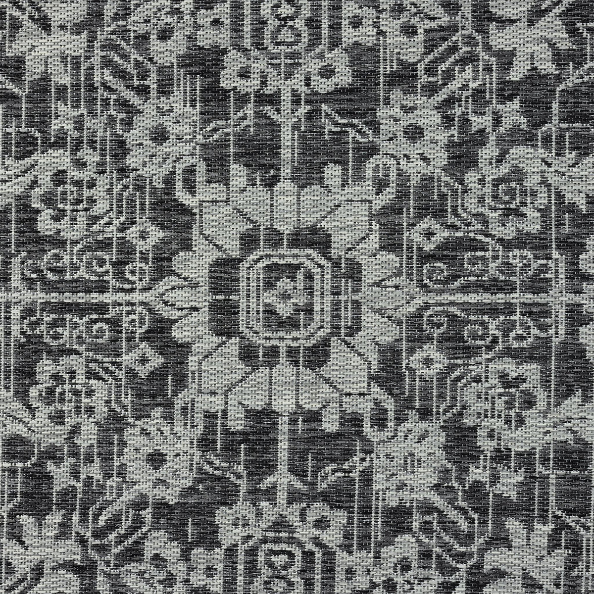 Alfresco 424 Slate Indoor Outdoor Indoor/Outdoor, Flatweave Hallway Runner