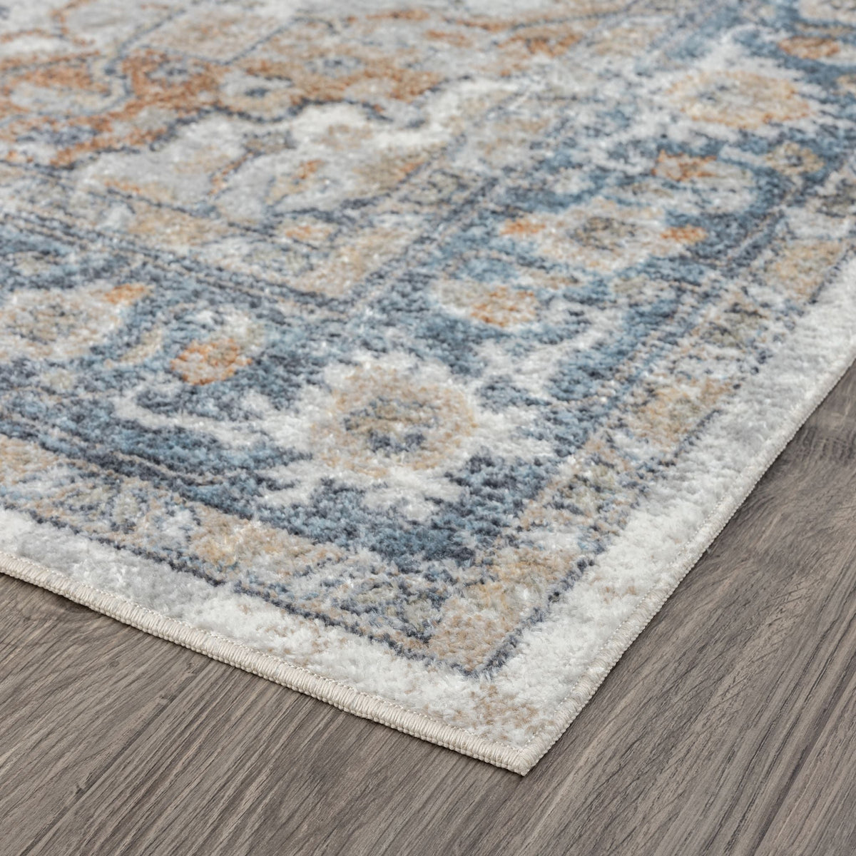 Easy 370 Aqua Transitional Hallway Runner