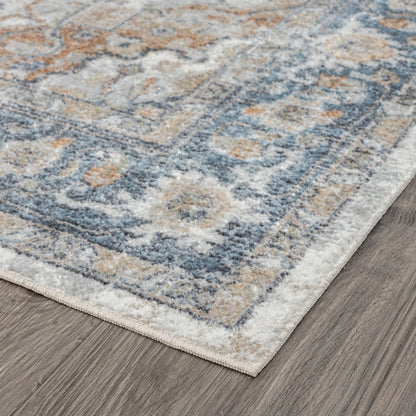 Easy 370 Aqua Transitional Hallway Runner