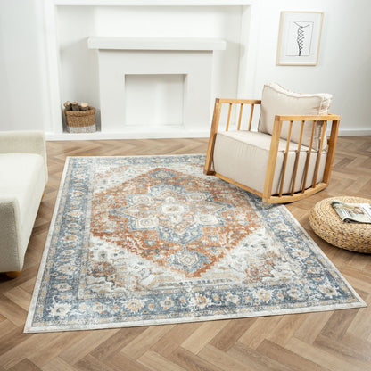 Easy 370 Aqua Transitional Rug
