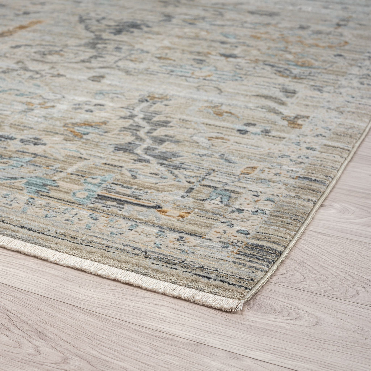 Aubrey 6755 Taupe Abstract, Traditional Rug