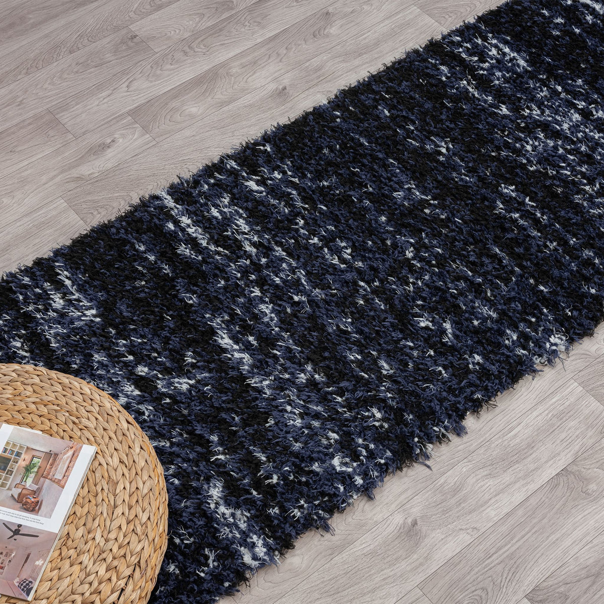 Plushy 386 Lava Shaggy Hallway Runner