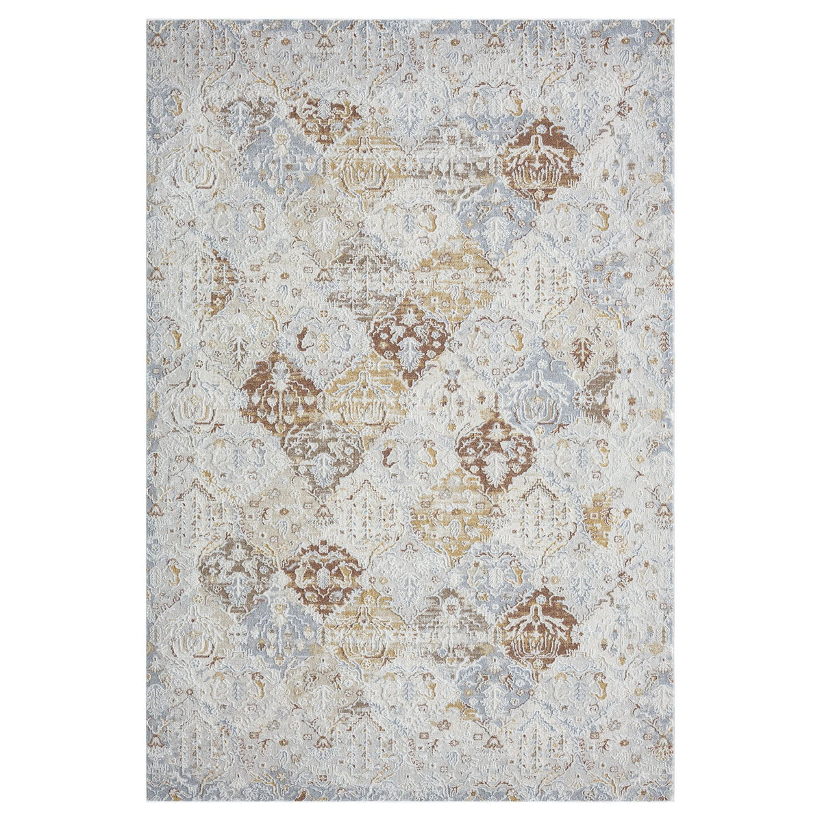 Easton 461 Multi Abstract, Transitional Rug