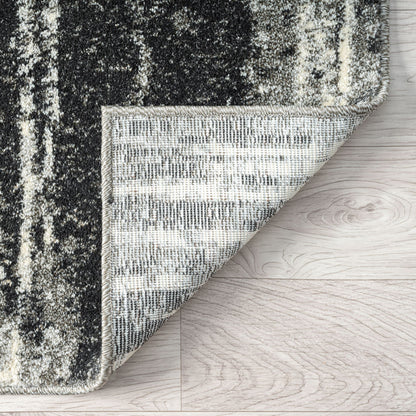 Astor 481 Charcoal Abstract Rug