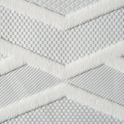 Calm 418 Frost Geometric Rug