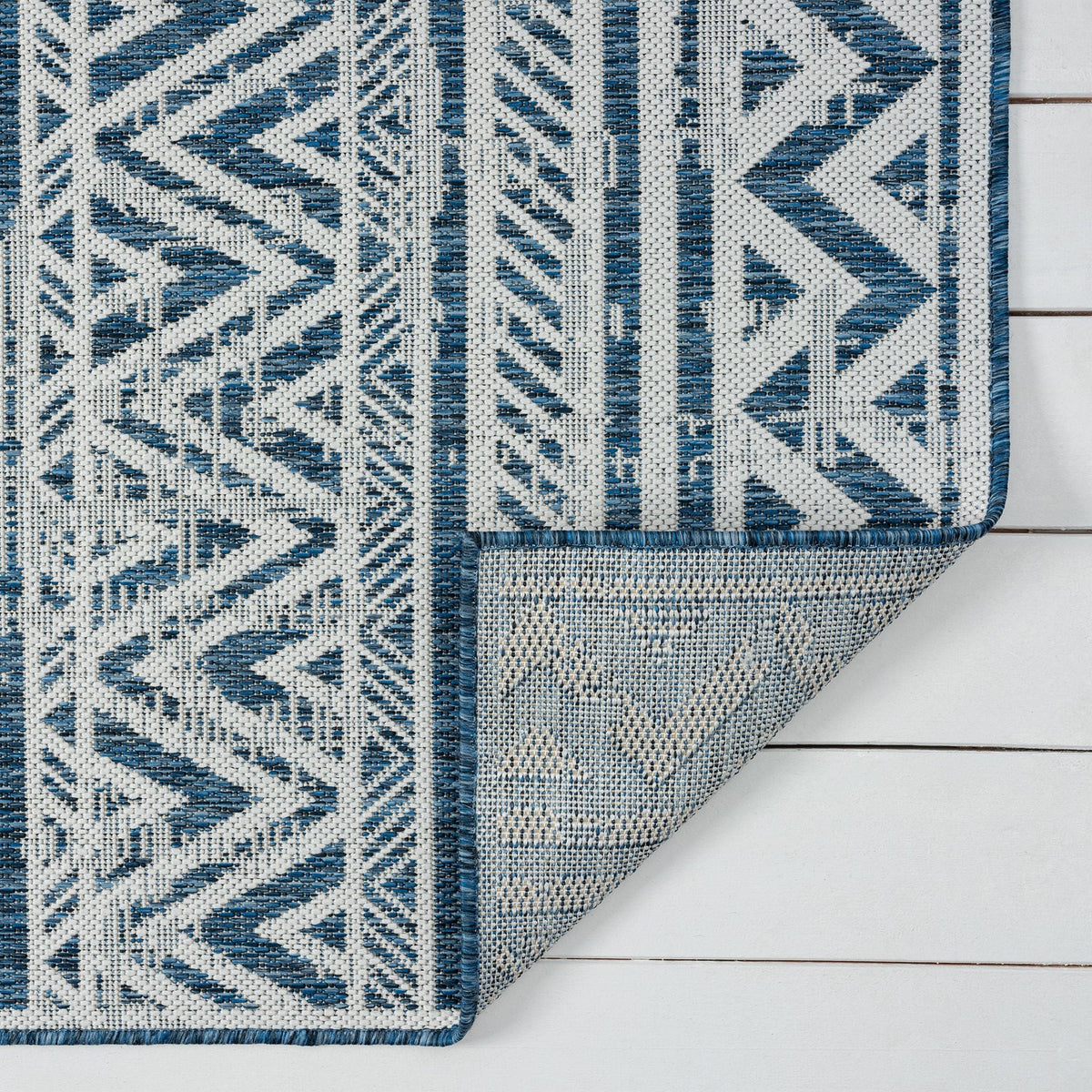 Patio 453 Frost Indoor Outdoor Indoor/Outdoor, Flatweave Rug