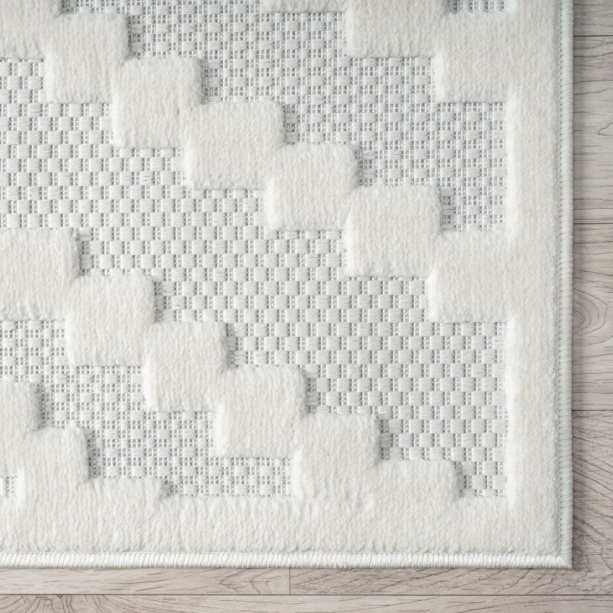 Calm 419 Linen Geometric Rug