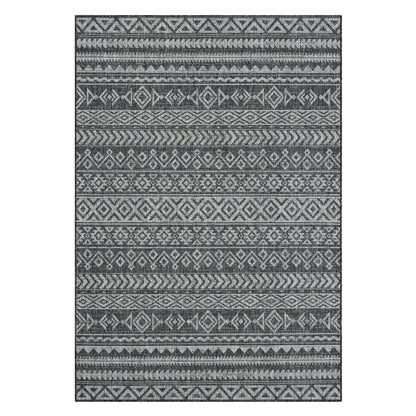 Alfresco 421 Charcoal Indoor Outdoor Indoor/Outdoor, Flatweave Rug