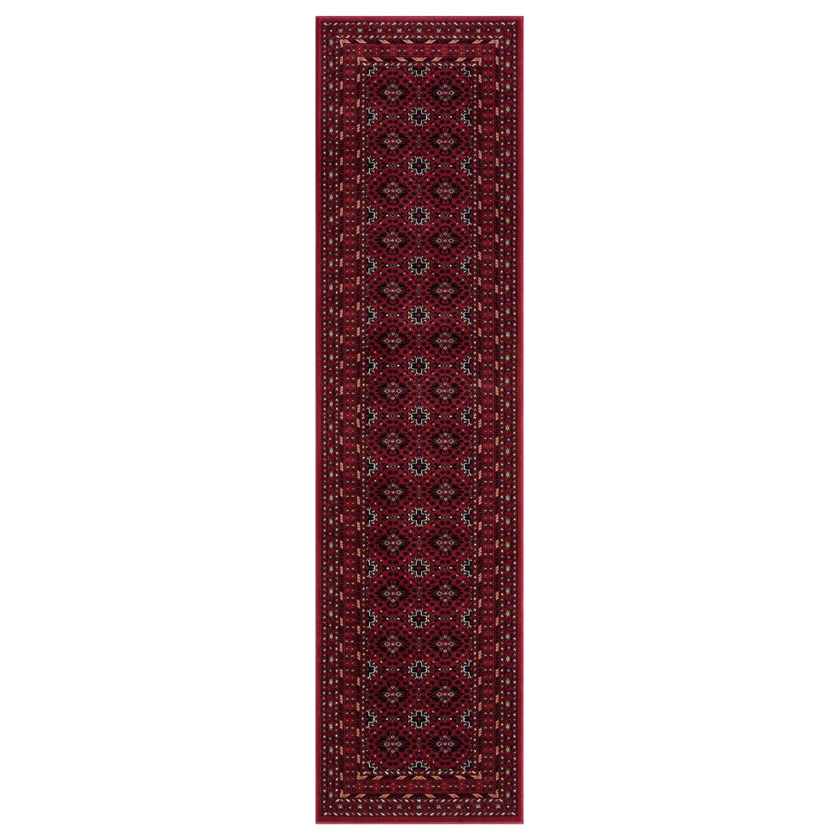 Royal 521 Red Traditional, Classic Hallway Runner