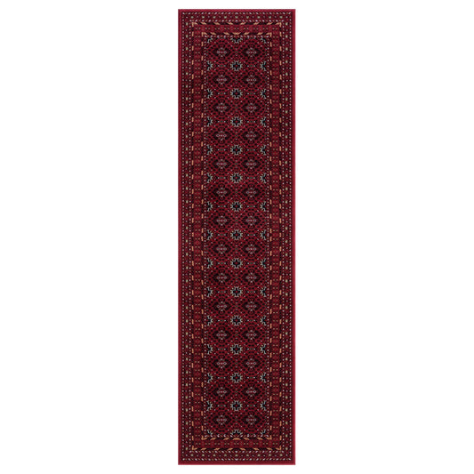 Royal 521 Red Traditional, Classic Hallway Runner