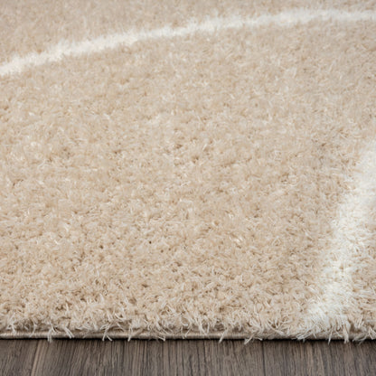 Plushy 382 Fawn Shaggy Rug
