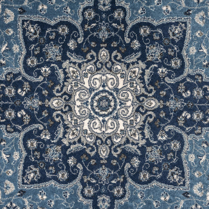 Sahara 895 Navy Traditional Hallway Runner
