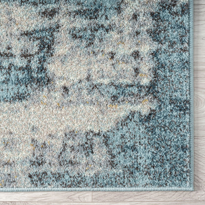 Canyon 516 Blue Abstract Rug