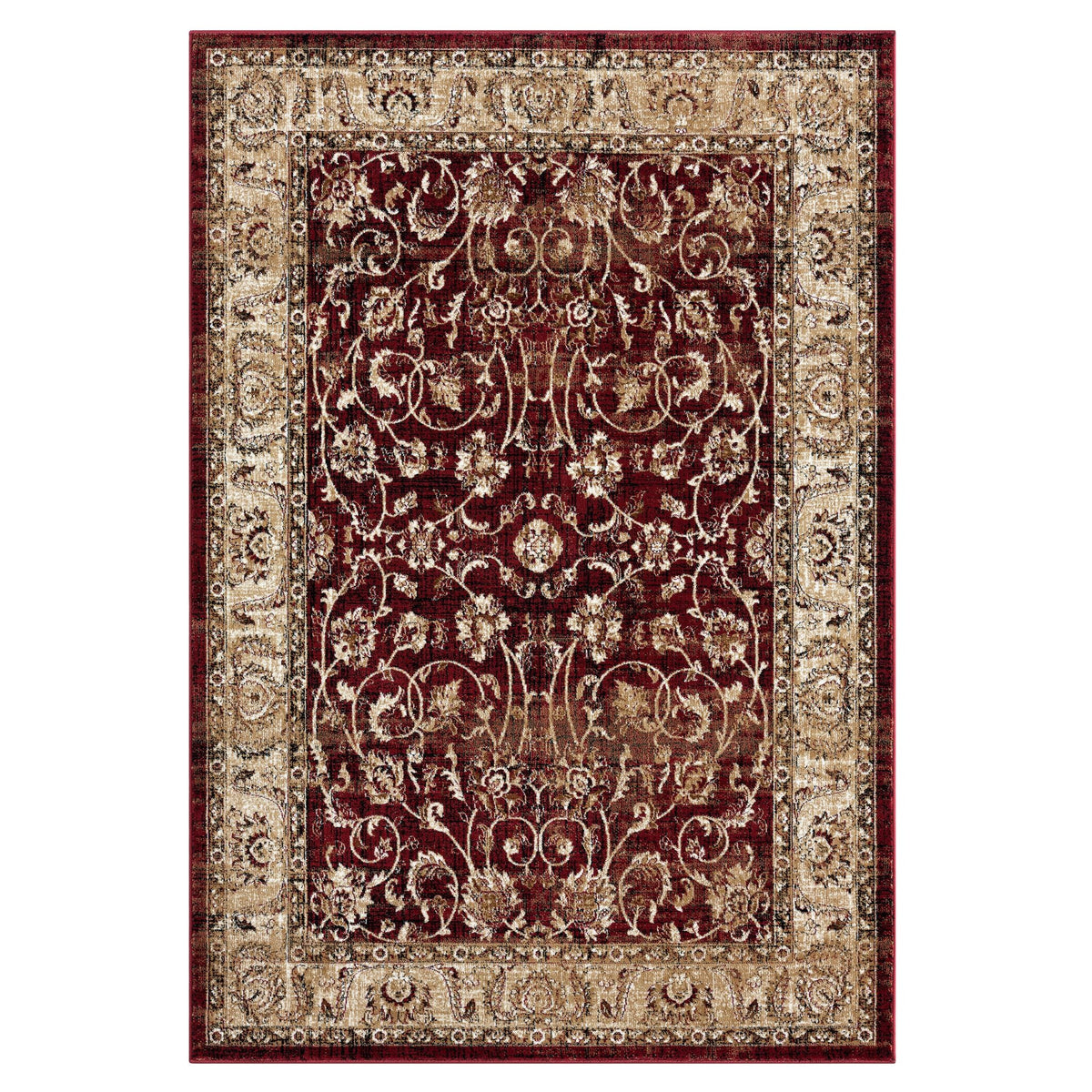 Royal 527 Red Traditional, Classic Rug