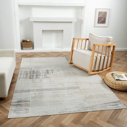 Easton 468 Slate Abstract, Transitional Rug