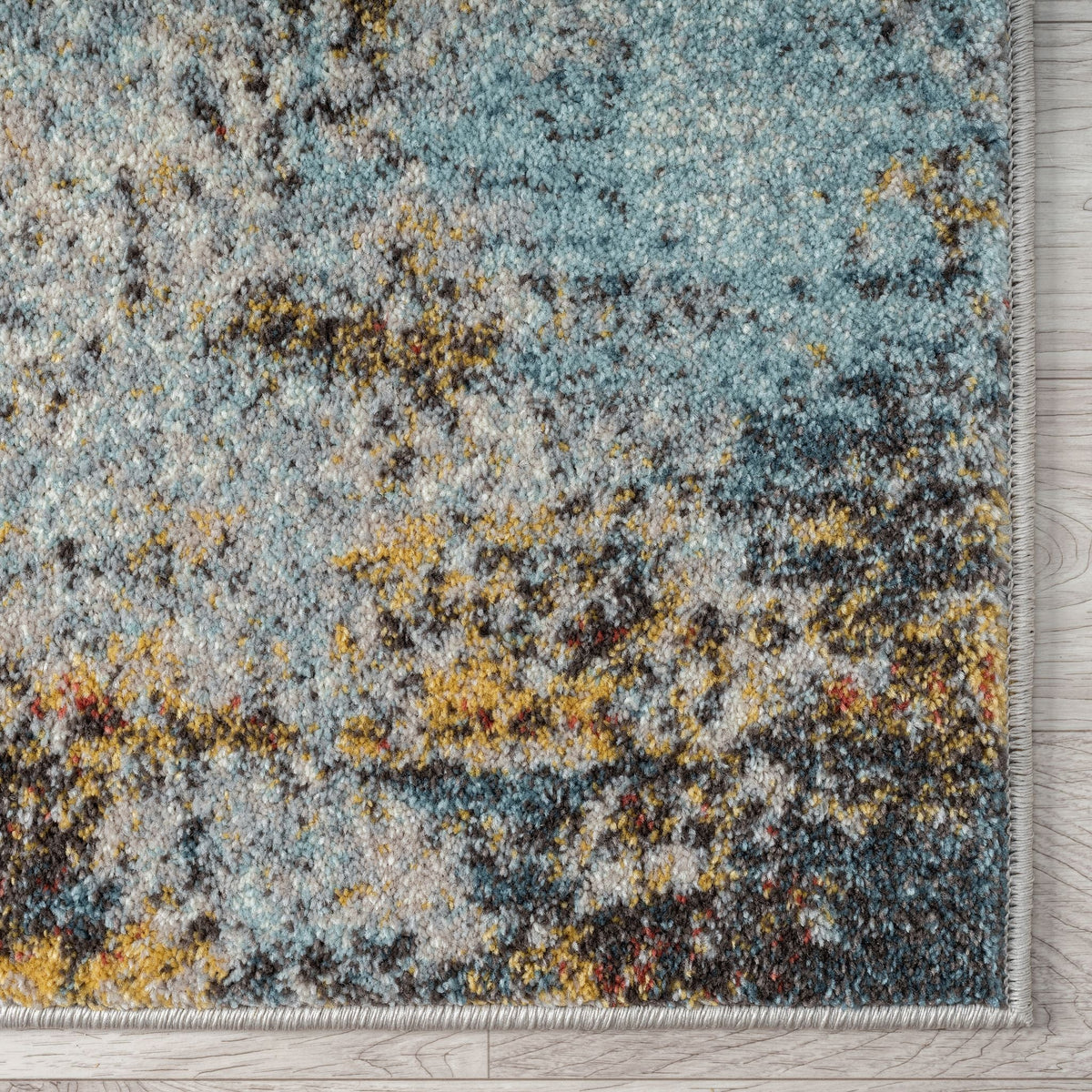 Canyon 513 Multi Abstract Hallway Runner