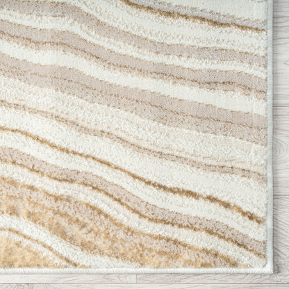 Amber 185 Stone Abstract, Geometric Rug