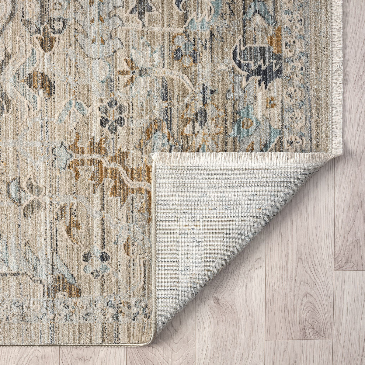Aubrey 6755 Taupe Abstract, Traditional Rug