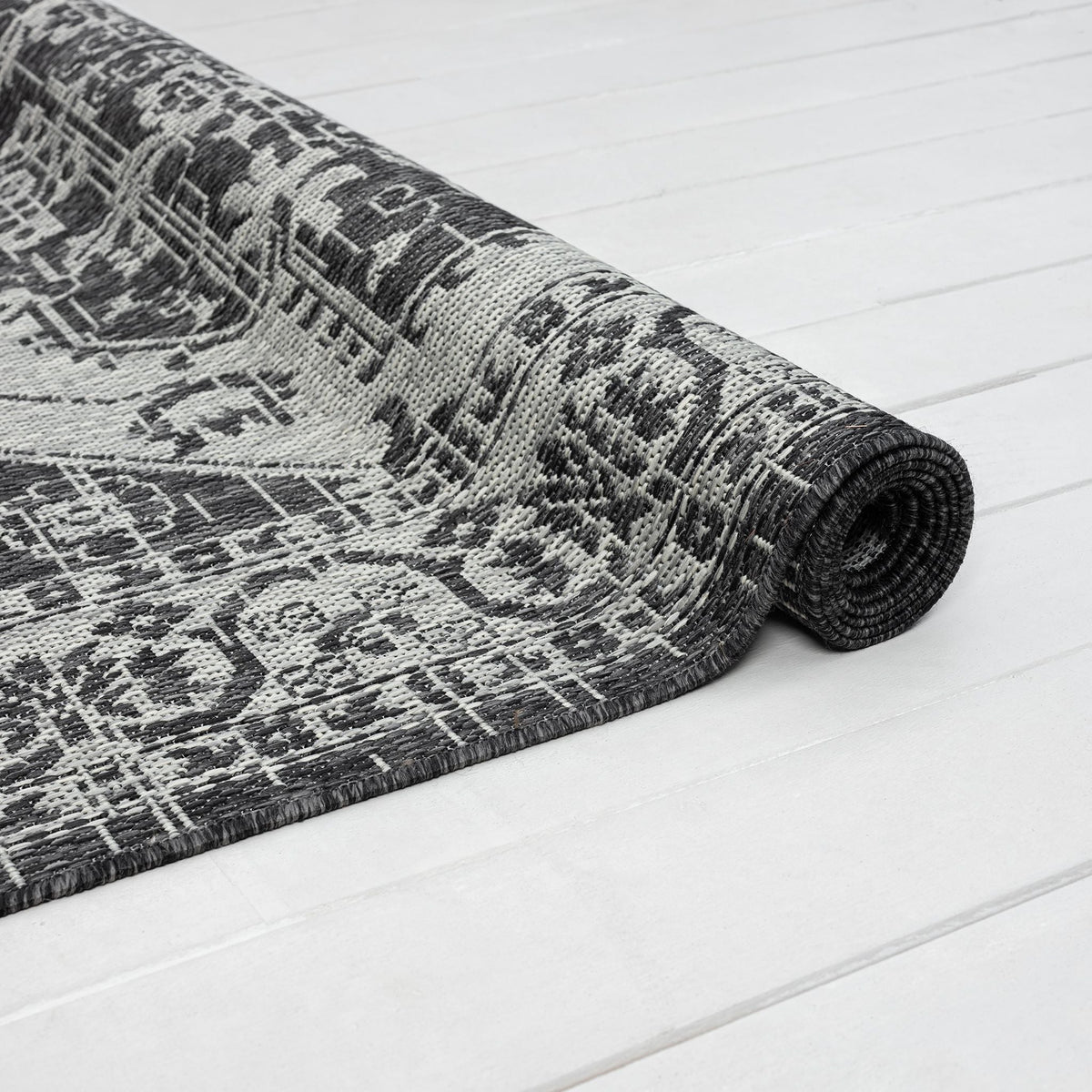 Alfresco 424 Slate Indoor Outdoor Indoor/Outdoor, Flatweave Rug