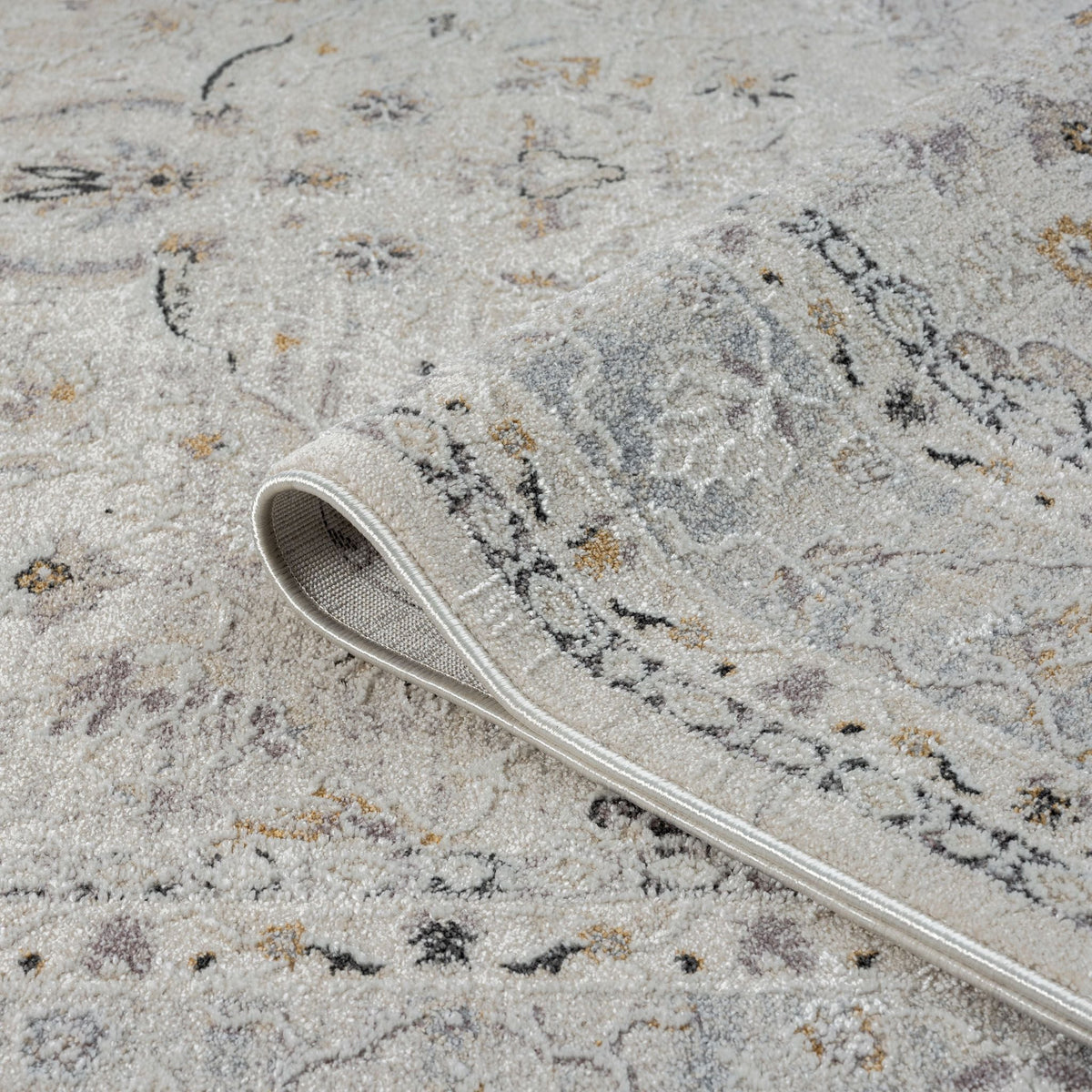 Easton 467 Stone Abstract, Transitional Hallway Runner