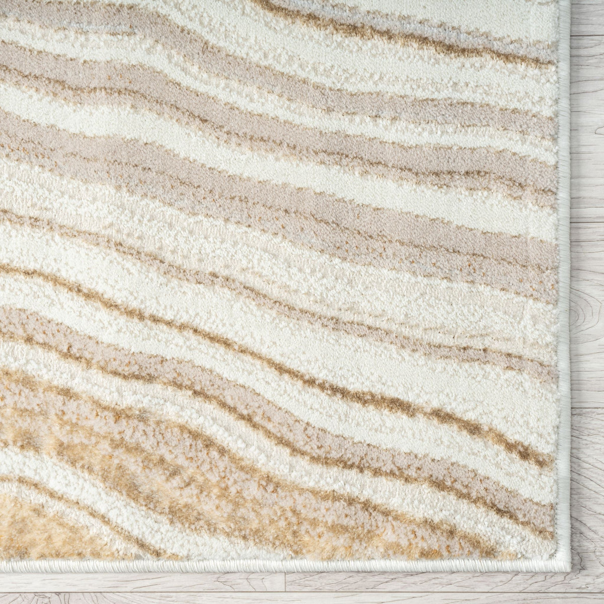 Amber 185 Stone Abstract, Geometric Hallway Runner