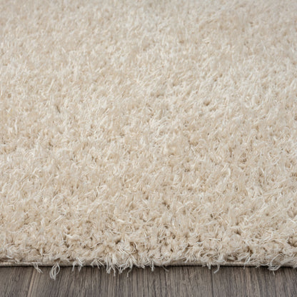 Fleecy 394 Fawn Shaggy Rug