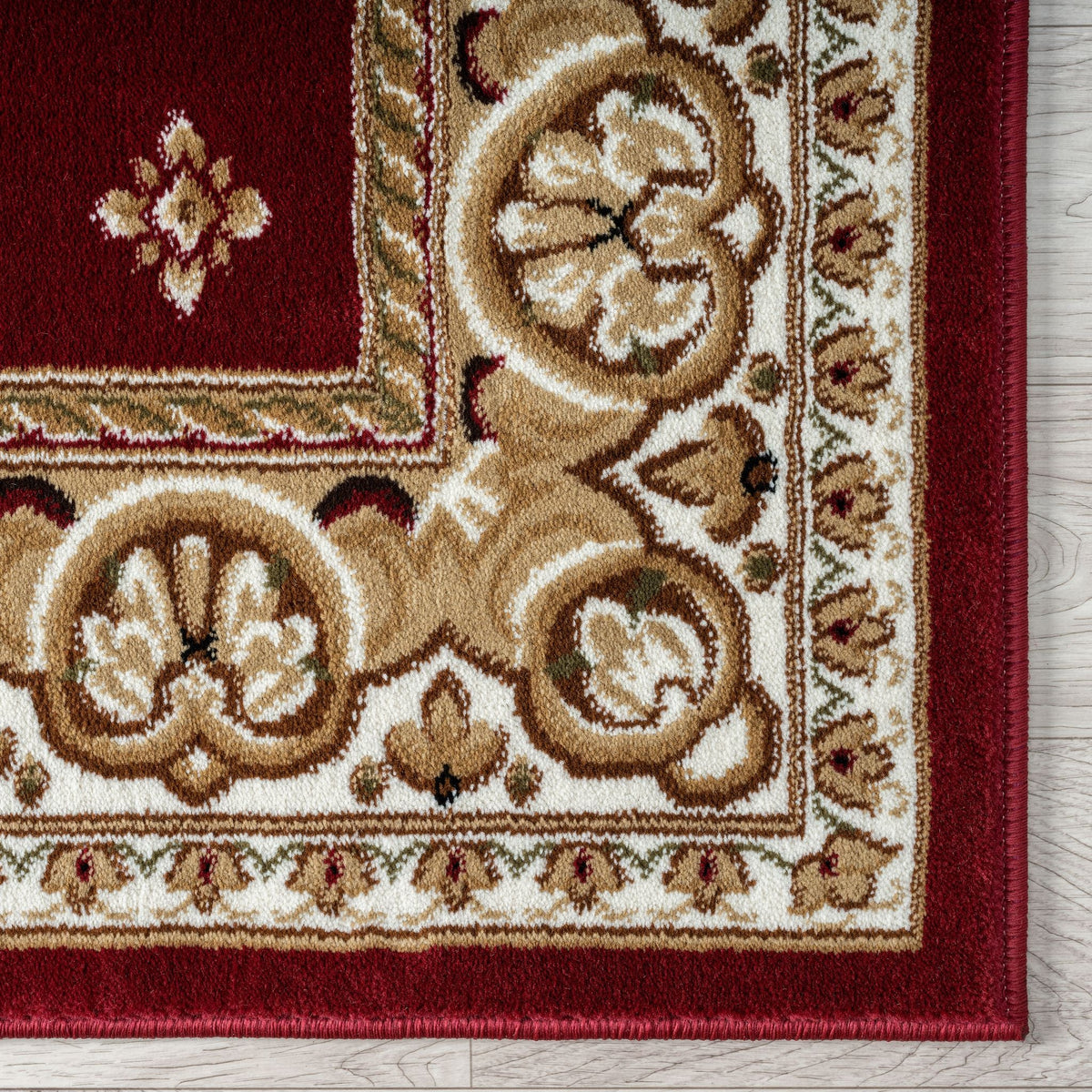 Royal 525 Red Traditional, Classic Hallway Runner
