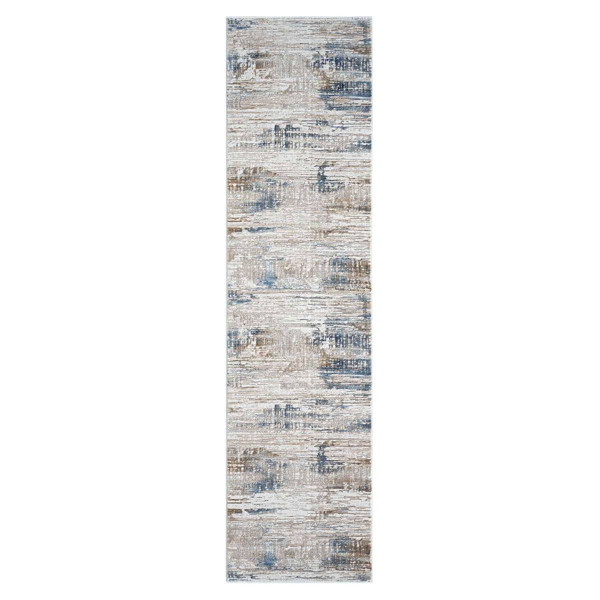 Fable 474 Stone Abstract, Modern Hallway Runner