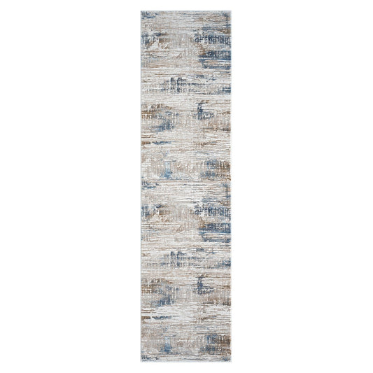 Fable 474 Stone Abstract, Modern Hallway Runner