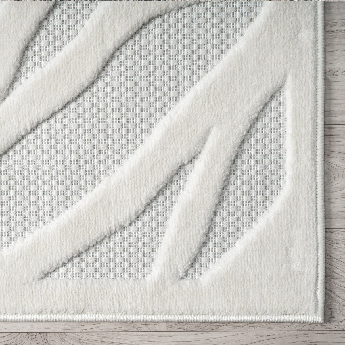 Calm 415 Ivory Geometric Rug