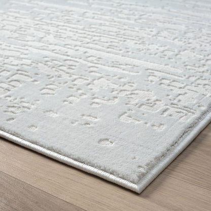 Fable 477 Pearl Abstract, Modern Hallway Runner