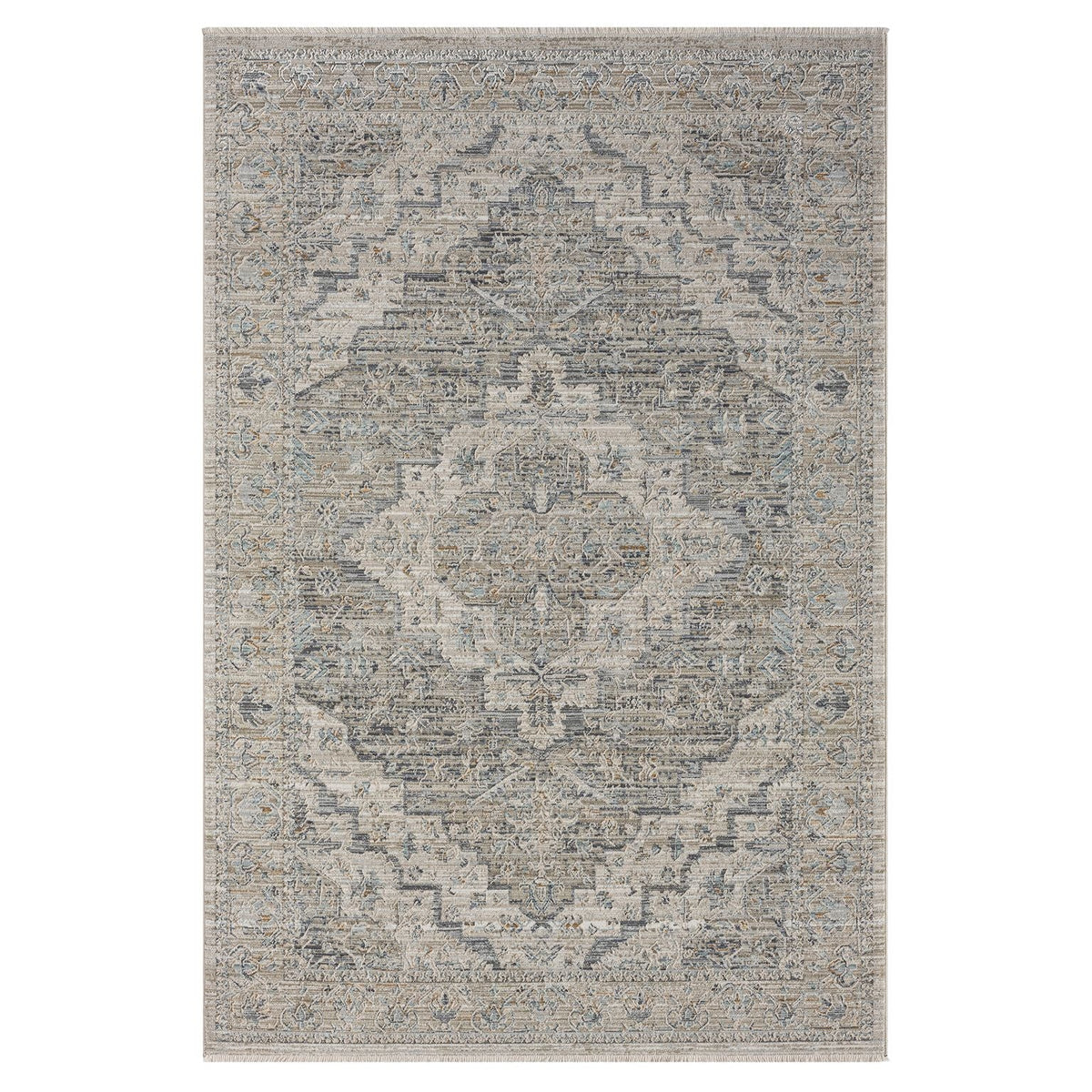 Aubrey 6753 Taupe Abstract, Traditional Rug
