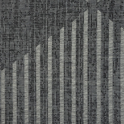 Alfresco 425 Ebony Indoor Outdoor Indoor/Outdoor, Flatweave Hallway Runner