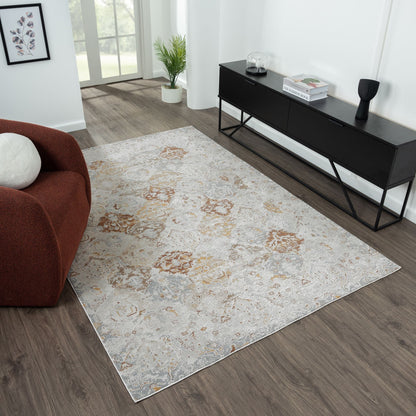 Easton 461 Multi Abstract, Transitional Rug