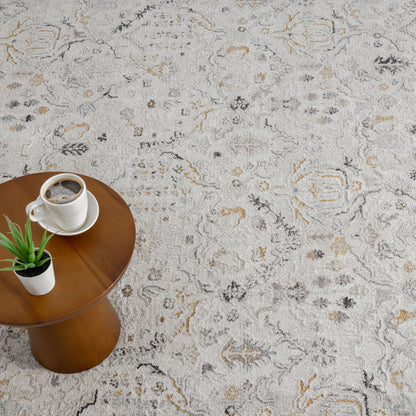 Easton 462 Silver Abstract, Transitional Rug