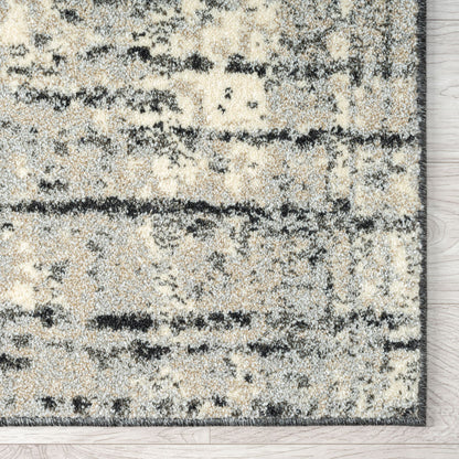 Astor 482 Ebony Abstract Rug
