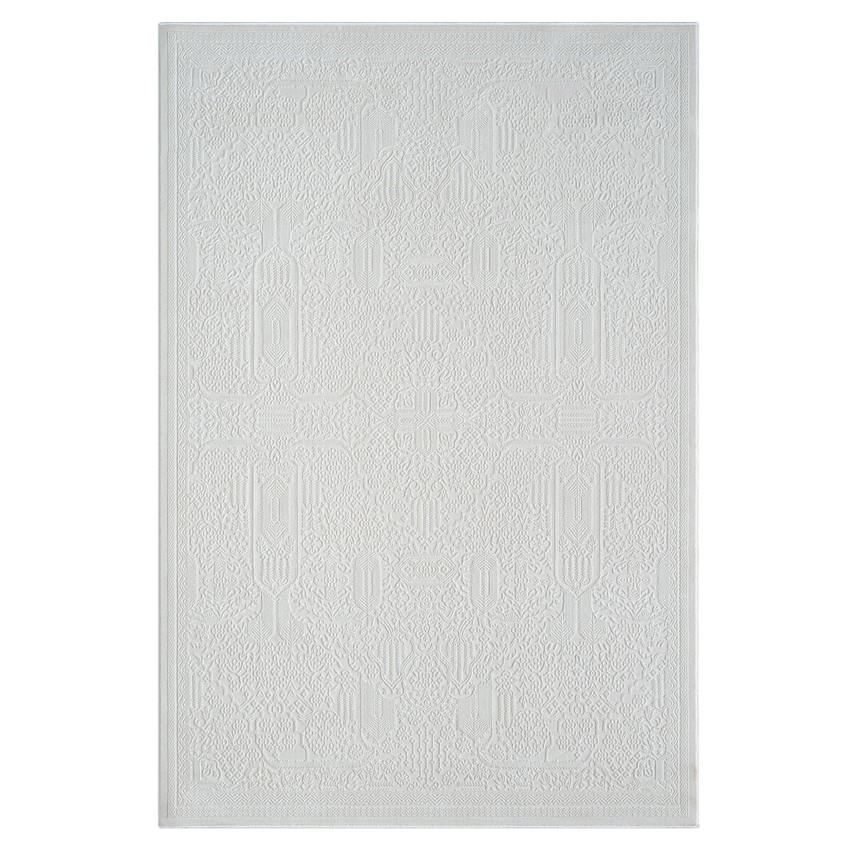 Fable 471 Ivory Abstract, Modern Rug