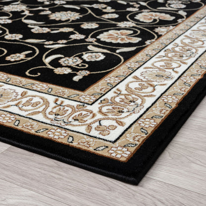 Estate 512 Black Traditional, Classic Rug