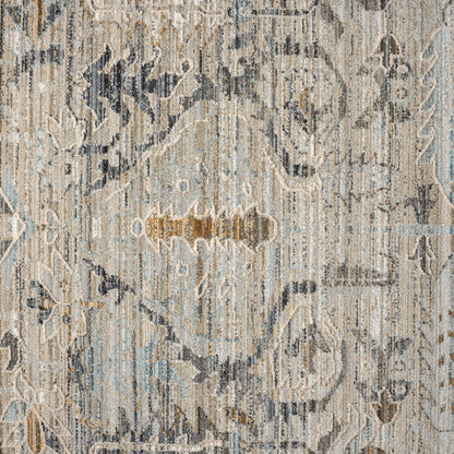 Aubrey 6755 Taupe Abstract, Traditional Rug