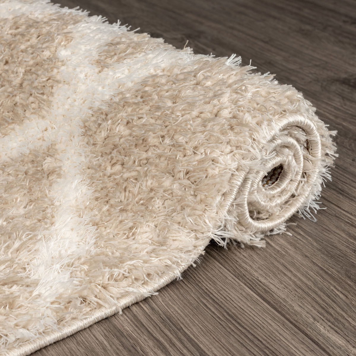 Plushy 382 Fawn Shaggy Hallway Runner