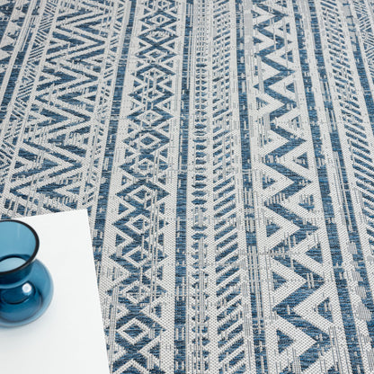 Patio 453 Frost Indoor Outdoor Indoor/Outdoor, Flatweave Rug