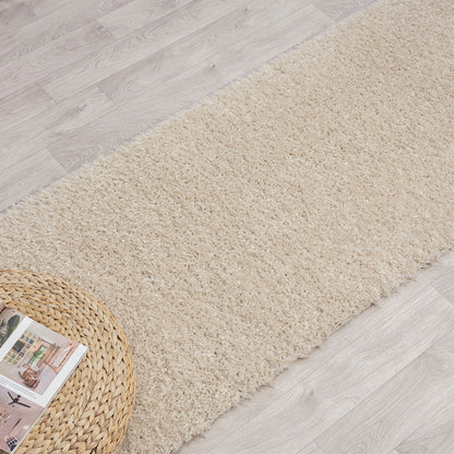 Fleecy 394 Fawn Shaggy Hallway Runner