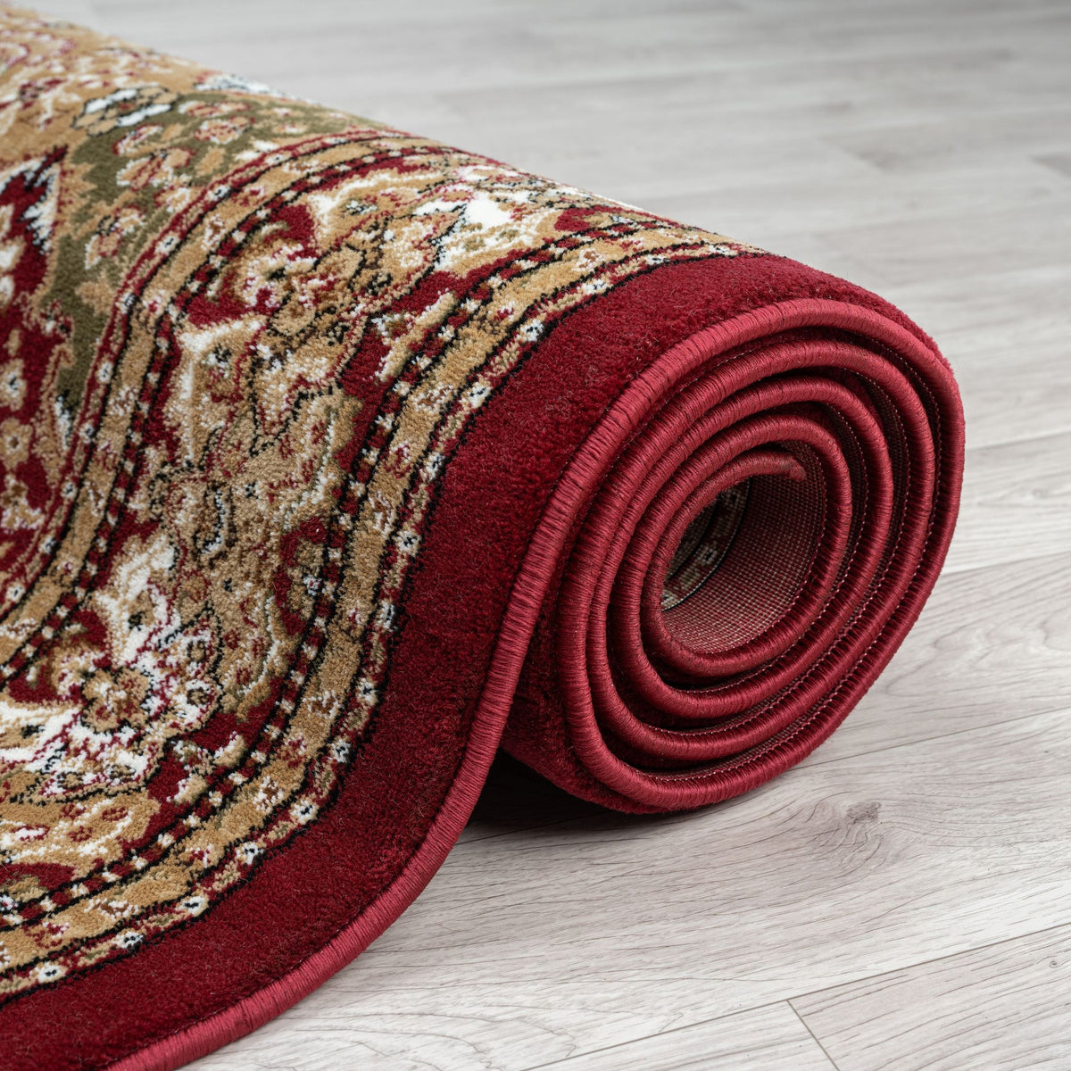 Royal 528 Red Traditional, Classic Hallway Runner
