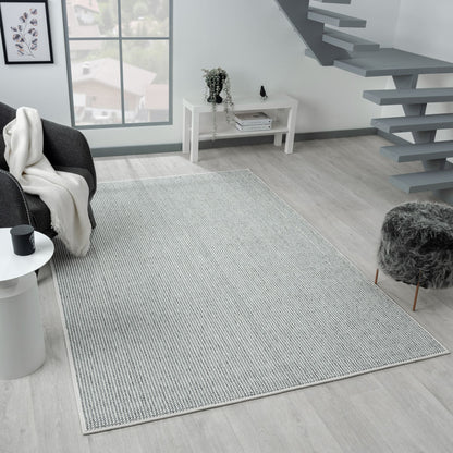 Solace 196 Steel Flatweave Rug